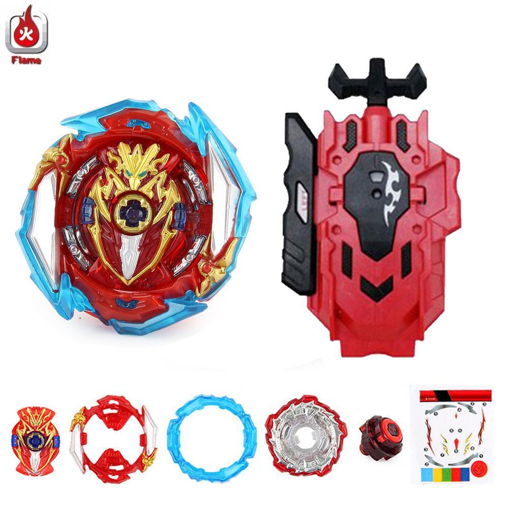 Gyro Bey Burst B-173-01 Infinite Achilles SuperKing, thương hiệu Ngọn lửa với Bộ phóng hoặc đồ chơi 