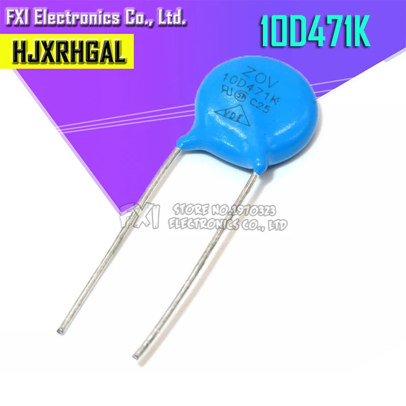 10 chiếc varistor 10D471K 470V piezoresistor 10D471