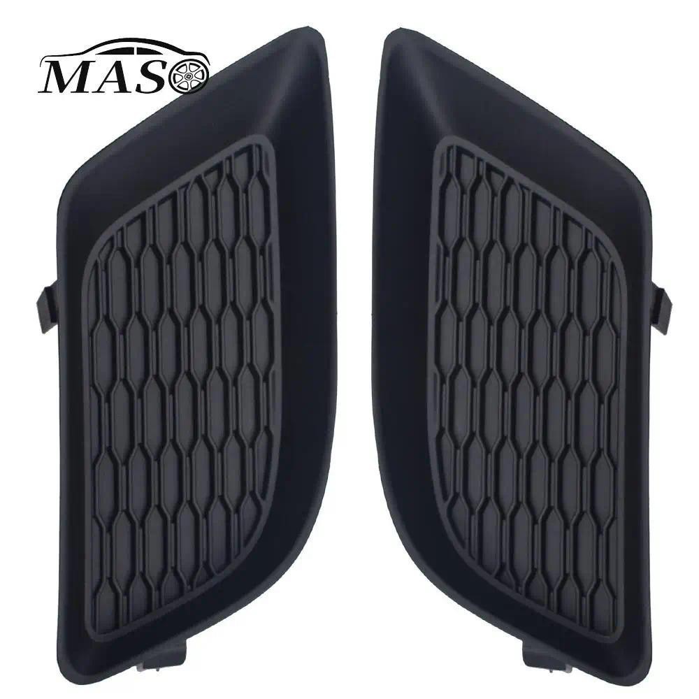 Matte Black Car Front Bumper Fog Light Grille Cover cho Dodge Charger 2011 2012 2013 2014 68092571AA