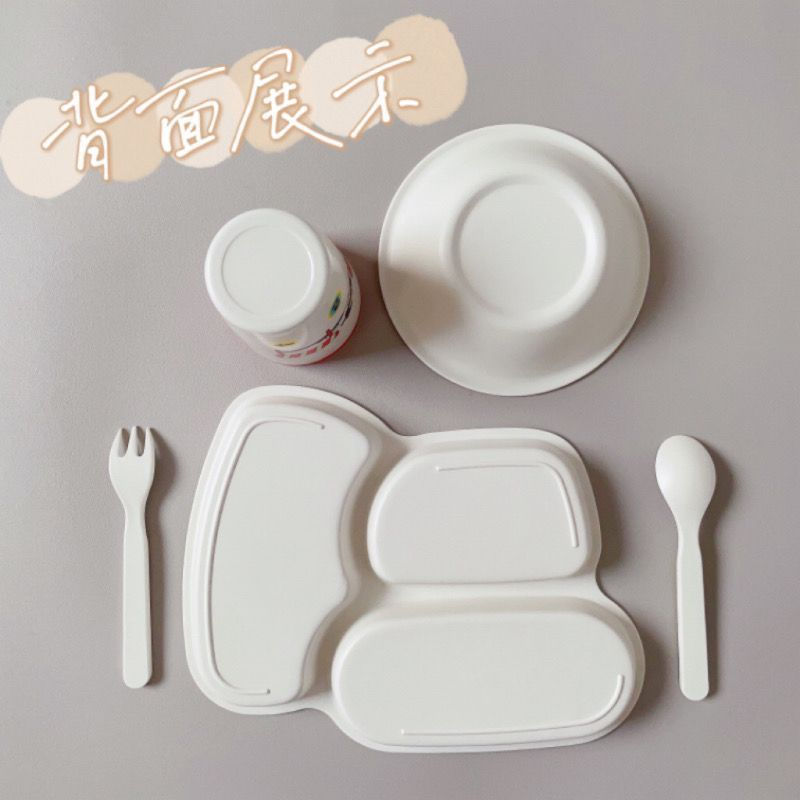 New Product#Excavator Shaped Children's Dinner Plate Cartoon Tableware Melamine Fat-Reducing Divided