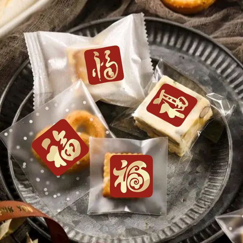 TB Spot Goods#2026New Year of the Horse Blessing Happy New Year Stickers New Year's Day Spring Festi