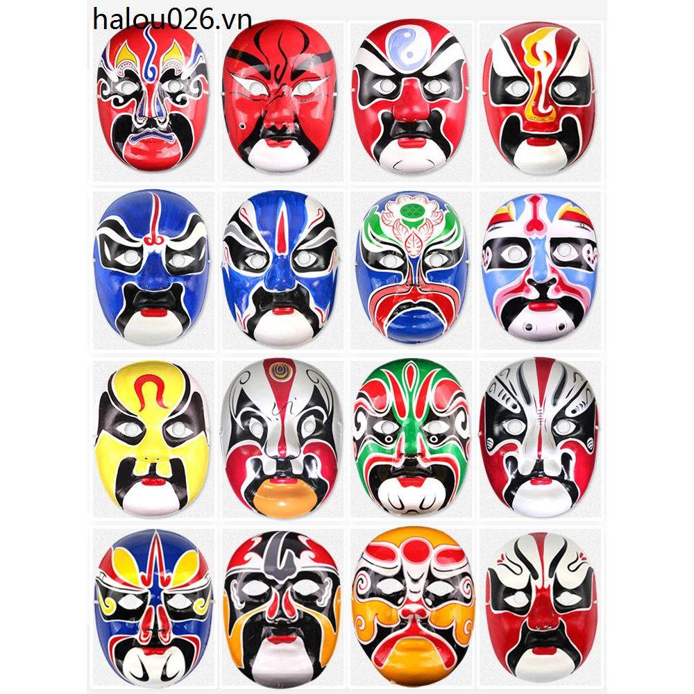 Bắc Kinh Opera Mask Drama Rap Opera Trẻ Em Nền Facebook Treo Tường Có Thể Mặc Tứ Xuyên Opera Son Gok