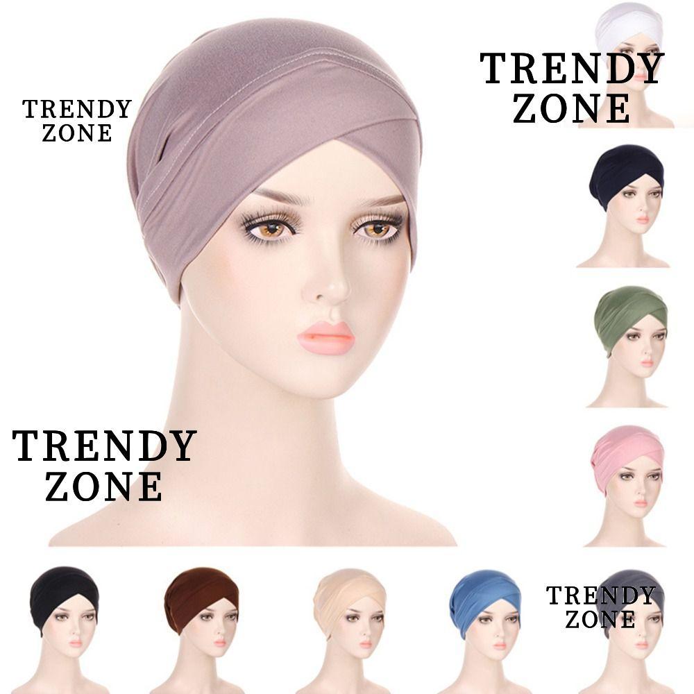 Mũ TRENDYZONE Mũ Turban Mũ Bandana Xếp Ly Mũ Ngủ