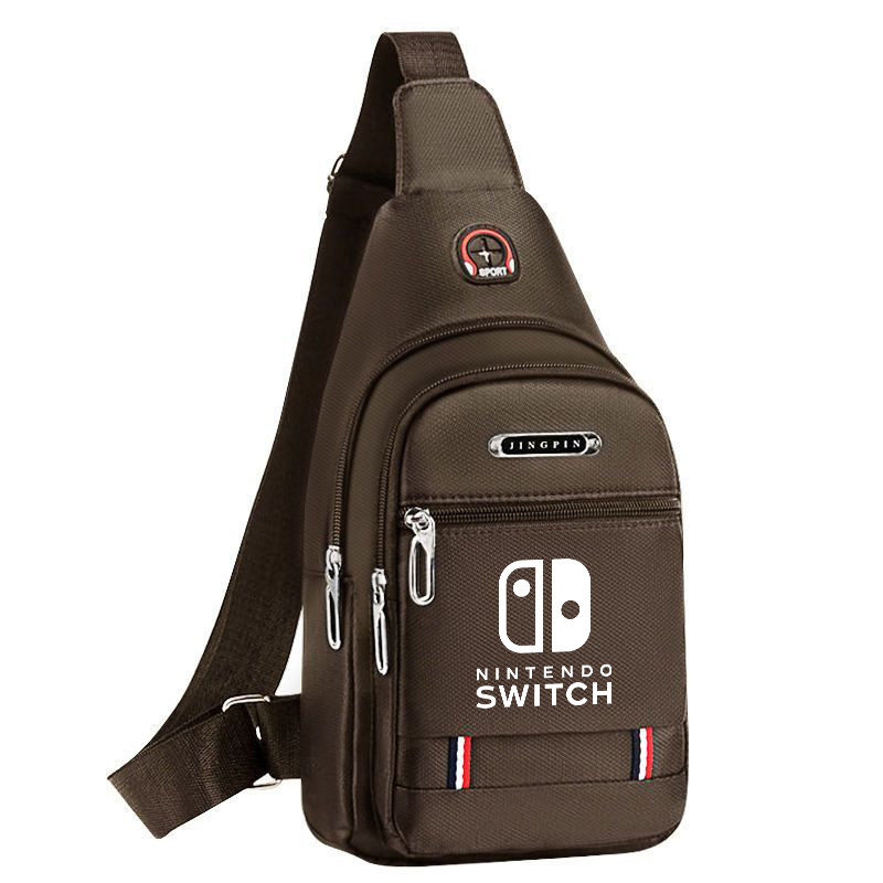 Chất Lượng Cao Nintendo Switch Gaming Console Ngực Sling Bag Nam Vải Chống Thấm Nước Fanny Pack Túi 