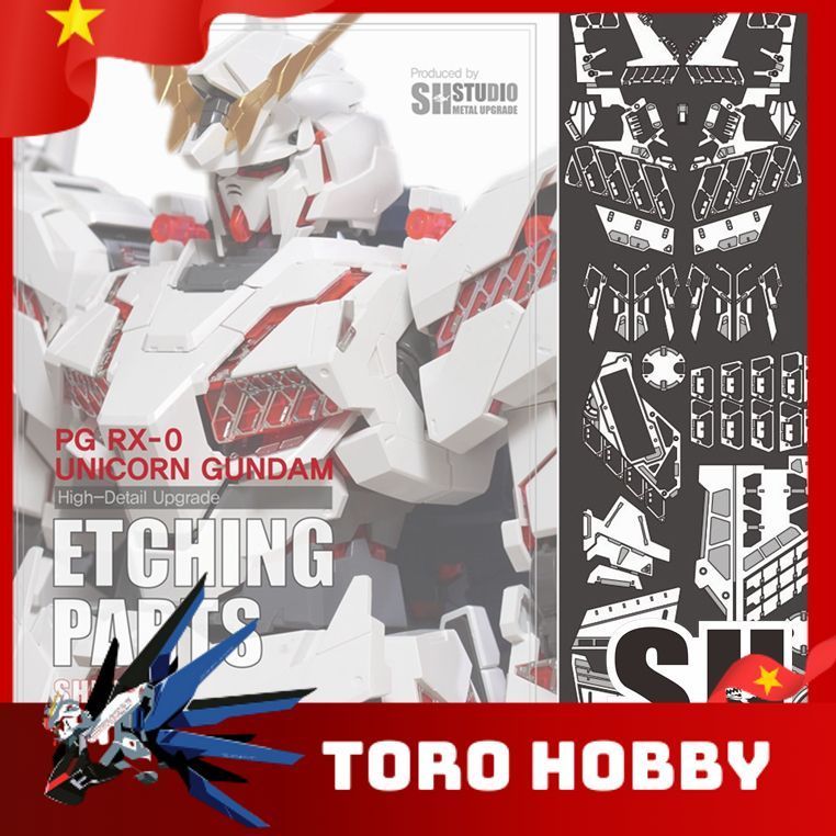 Decal Kim Loại (Etching Part) RX-0 Gundam (Hàng Top 1 ShStudio)