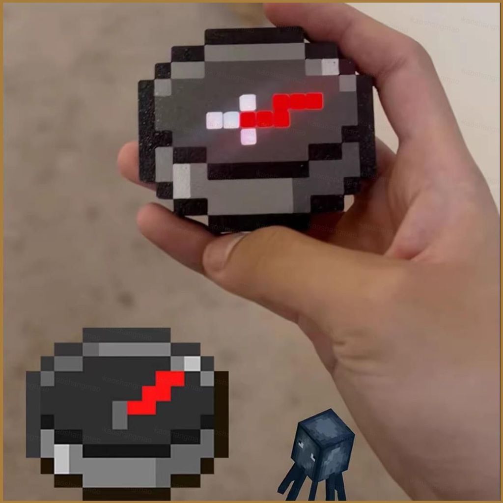 HK1 Minecraft Pixel-style La bàn Màn hình điện tử Hiển thị quà tặng có thể sạc lại cho bộ sưu tập tr