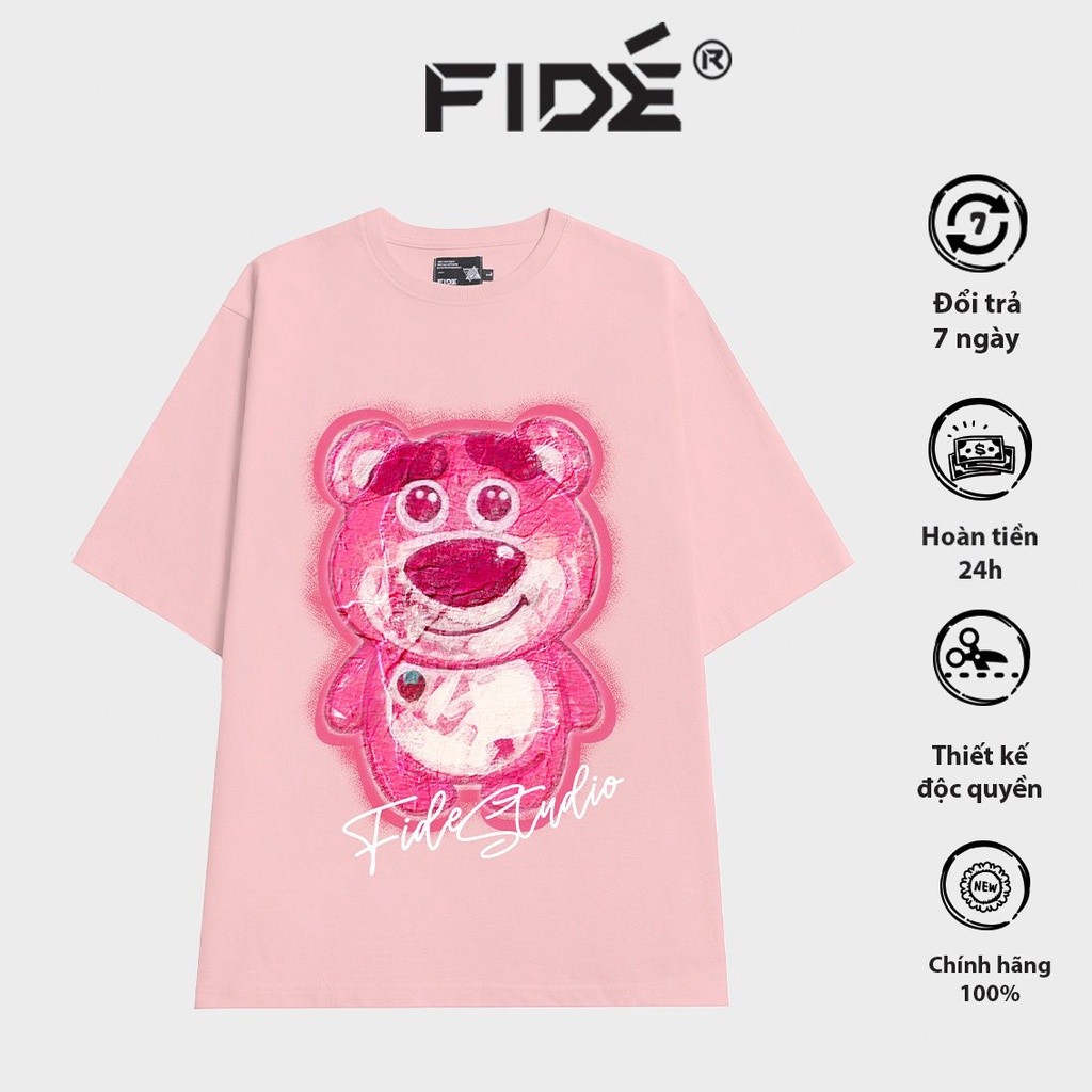 [HOT] Áo thun FIDE phông trơn nam nữ cổ tròn FIDE GẤU 09