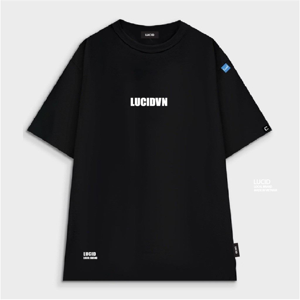 [HOT] Áo Thun LUCID Local Brand Unisex LUCID BASIC VN Nam Nữ Tay Lỡ From Rộng Chất Cotton LS