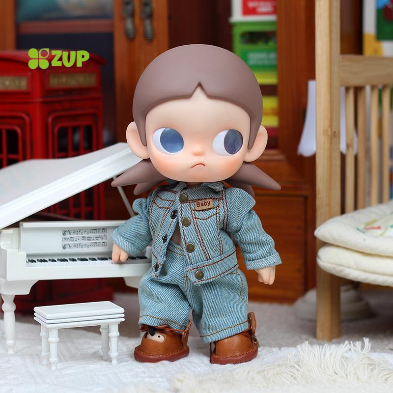[ZUP] Dành cho Zsiga 1 / 8 Doll Bjd Doll Denim Suit Mới Dễ Thương Thay Thế Quần Áo Búp Bê Phụ Kiện T