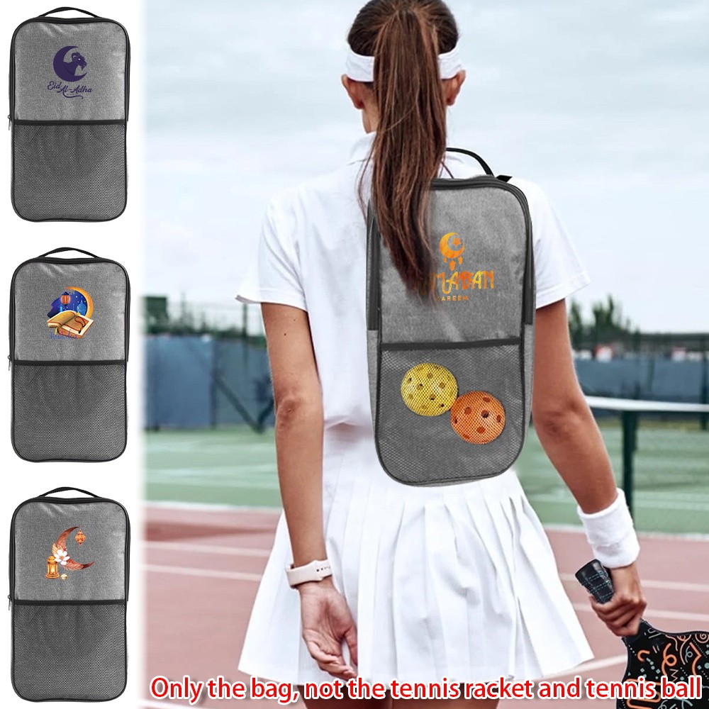 HOT Grey Pickleball Bag Single Strap Pickleball Duffel Bag With Top Carry Handle Portable Pickleball