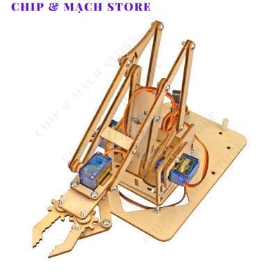 Khung Cánh Tay Robot 4 Bậc Tự Do, Tự Lắp Chip & Mạch Store