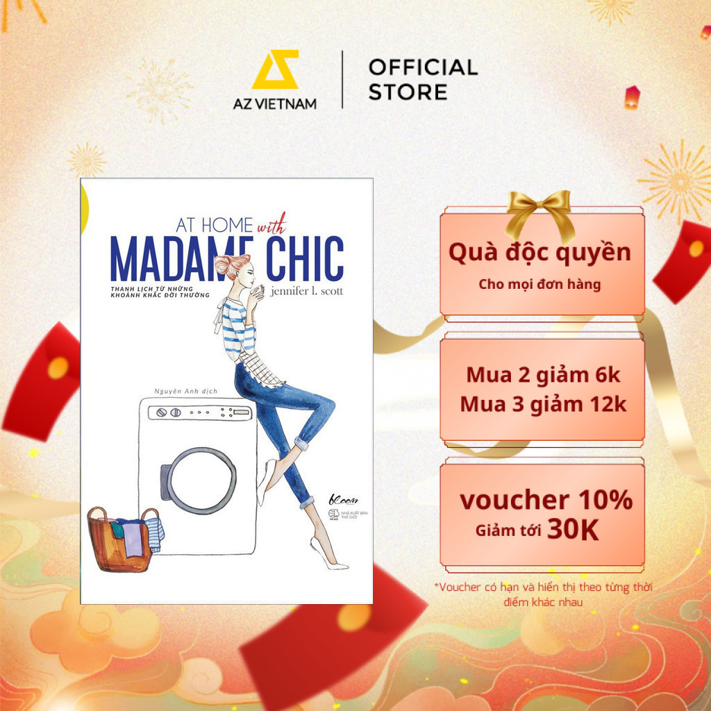 Sách - AT HOME WITH MADAME CHIC