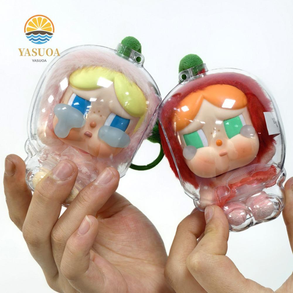 LARGLO 1 Cặp Vỏ Bảo Vệ Cherry Crybaby, Túi Bảo Quản Búp Bê Cherry Crybaby Chống Thấm Nước, Dây Silic