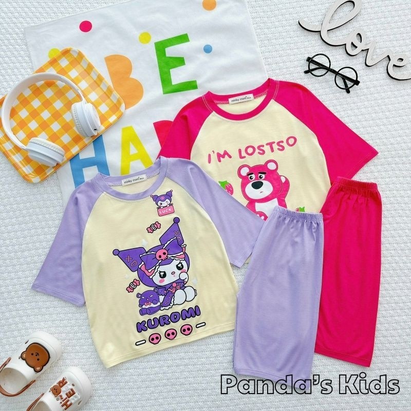 MINA STORE (8-37kg)Tay lửng quần lửng thun lạnh minkymom