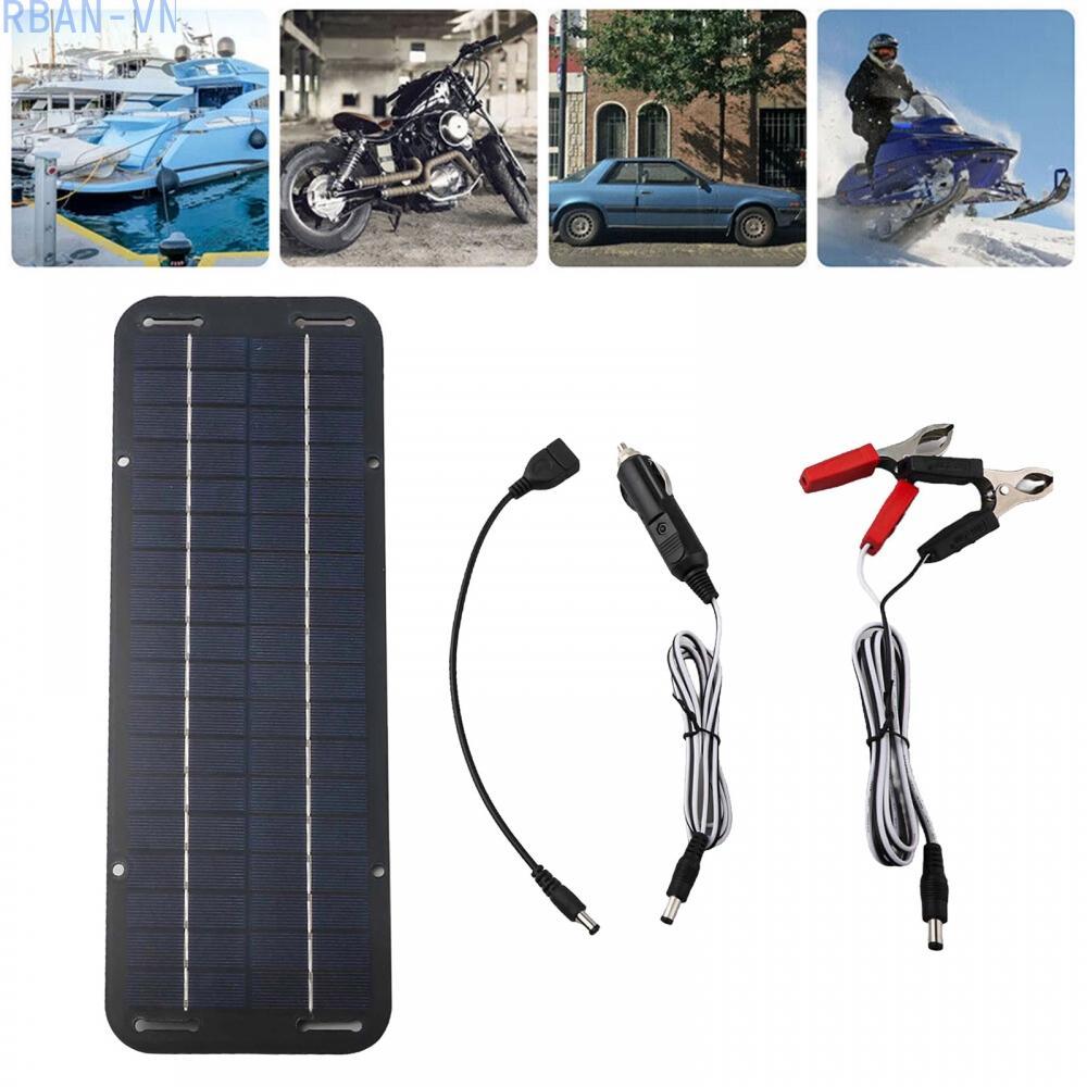 Portable Solar Panel 30W 12V Battery Charger with Trickle Maintainer for RV Boat