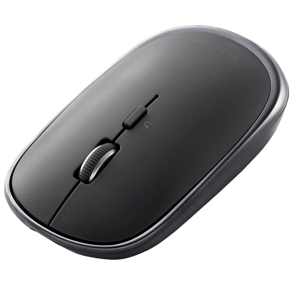 Elcom Bluetooth Wireless Mouse Slint - Slim, Silent, 4-Button, Multi-Device Pairing, Compatible with