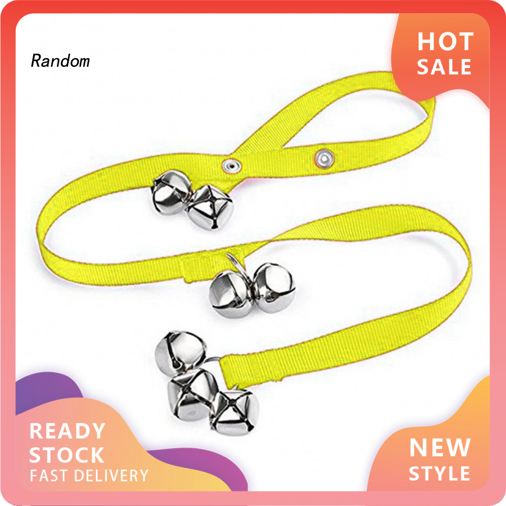 RAN Pet Dog Chuông cửa Dây có thể điều chỉnh Housetraining Giao tiếp Clicker với 7 chuông