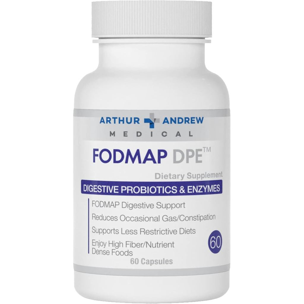 Arthur Andrew - FODMAP DPE, Probiotic và Enzyme tiêu hóa, Giảm dung nạp FODMAP và lên men cao, thuần