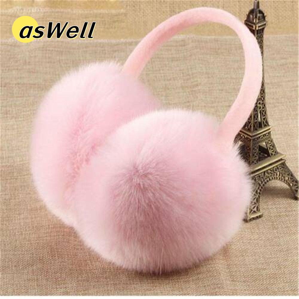 ASWELL Earflaps Casual Winter Fluffy Plush Ear Warmer