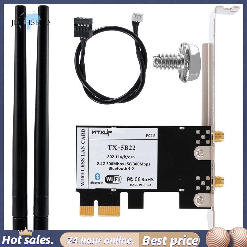 [jdfhsffd] Thẻ mạng Wi-Fi PCIE băng tần kép N1202 AR5B22 2.4G / 5G có Bluetooth 4.0 cho máy tính để 