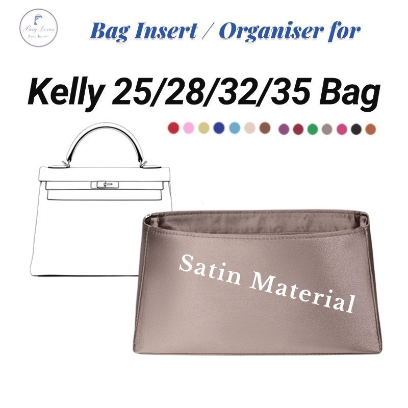 Túi Người Yêu | Kelly Retourne Túi Satin Chèn Cho Kelly 25 / 28 / 32 / 35 Túi Định Hình Người Tổ Chứ