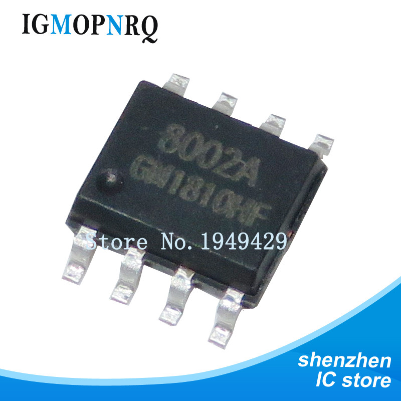 10 Cái / lốc MD8002A SOP8 MD8002 SOP 8002A SMD SOP-8 8002 CKE8002B NS8002 IC mới và nguyên bản