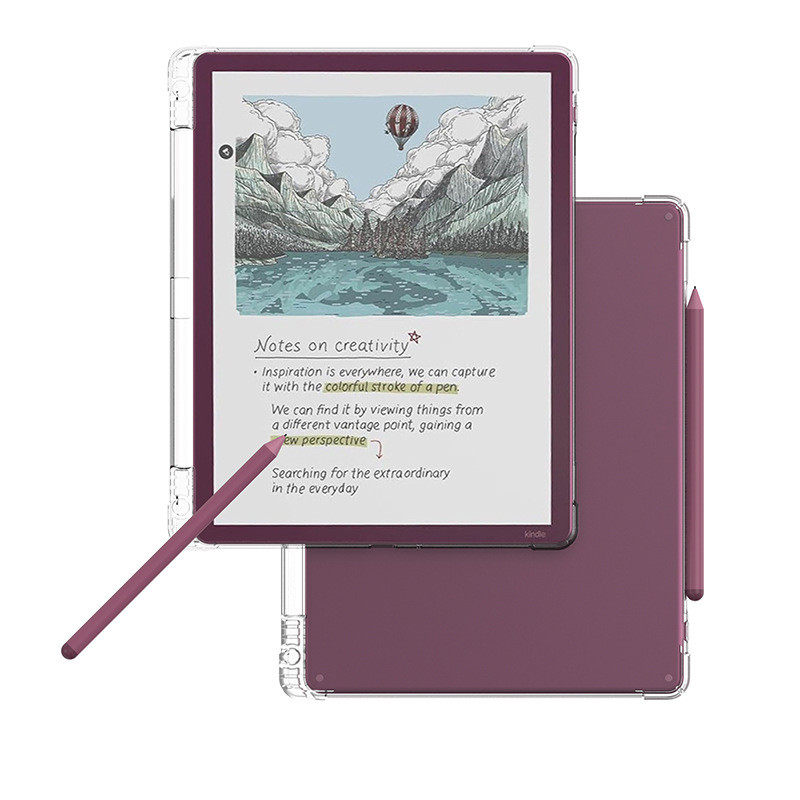 Dành Cho Funda Amazon Kindle Scribe 11 "/ Scribe Colorsoft 11" / 2026 Hộp Đựng Bút Chì Trong Suốt Ki