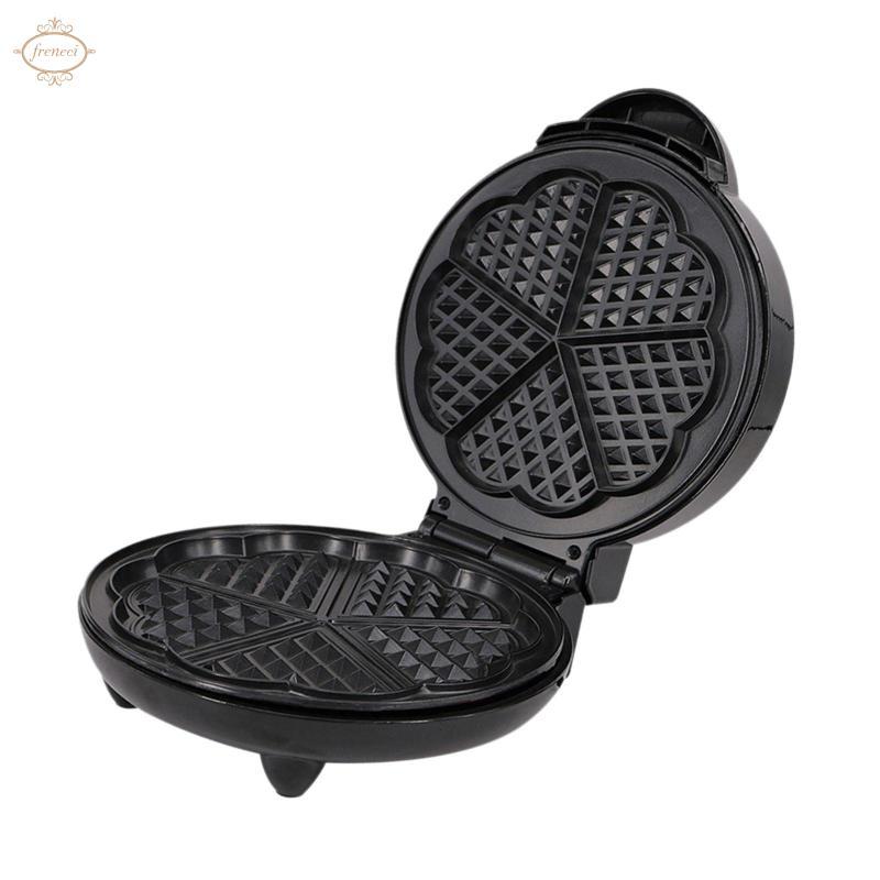 Máy làm bánh quế, Máy làm bữa sáng bánh hình trái tim di động, Máy làm bánh Sandwich ăn sáng cho gia đình