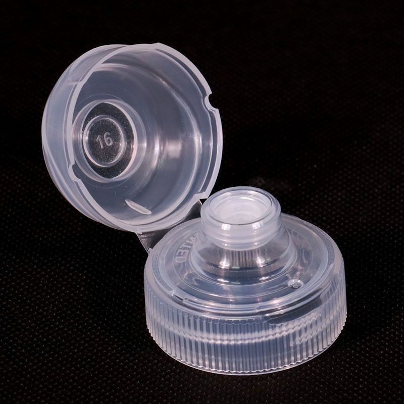 Hot Sale#Large Diameter Food Grade Flip Cap with Spout Plastic Bottle Cap Refillable Water Bottle Ca
