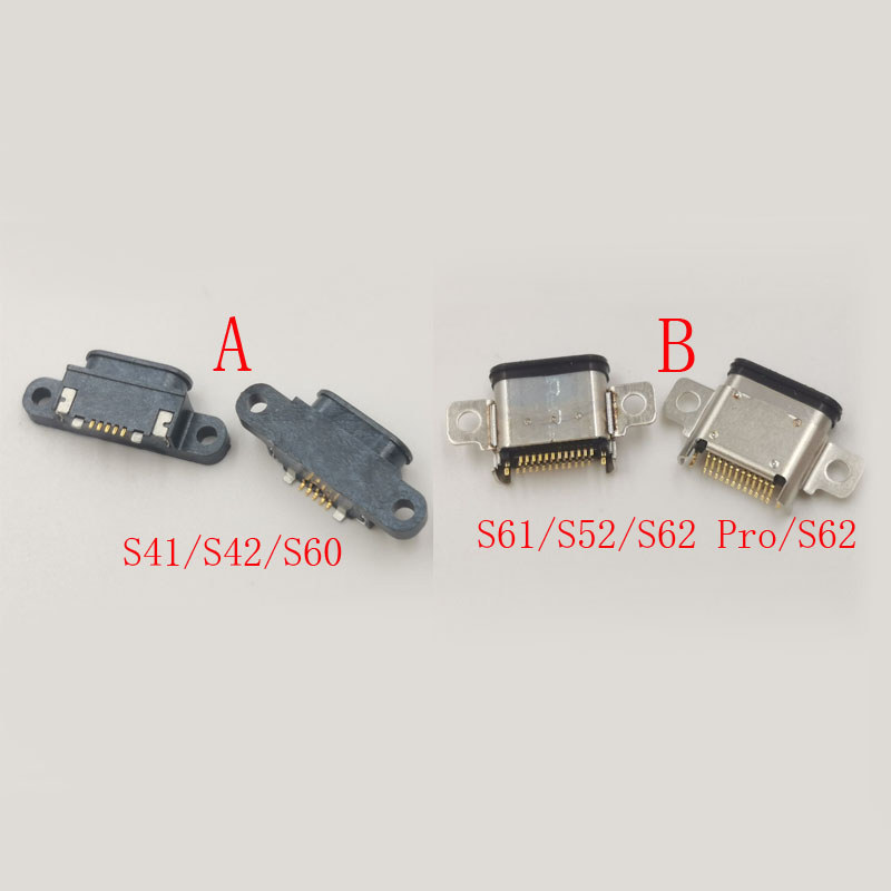 2-10 Cái Cắm Kết Nối USB Cho Caterpillar Cat S61 S62 Pro S42 S60 S52 S41 S62Pro Sạc Dock Cổng Conatc