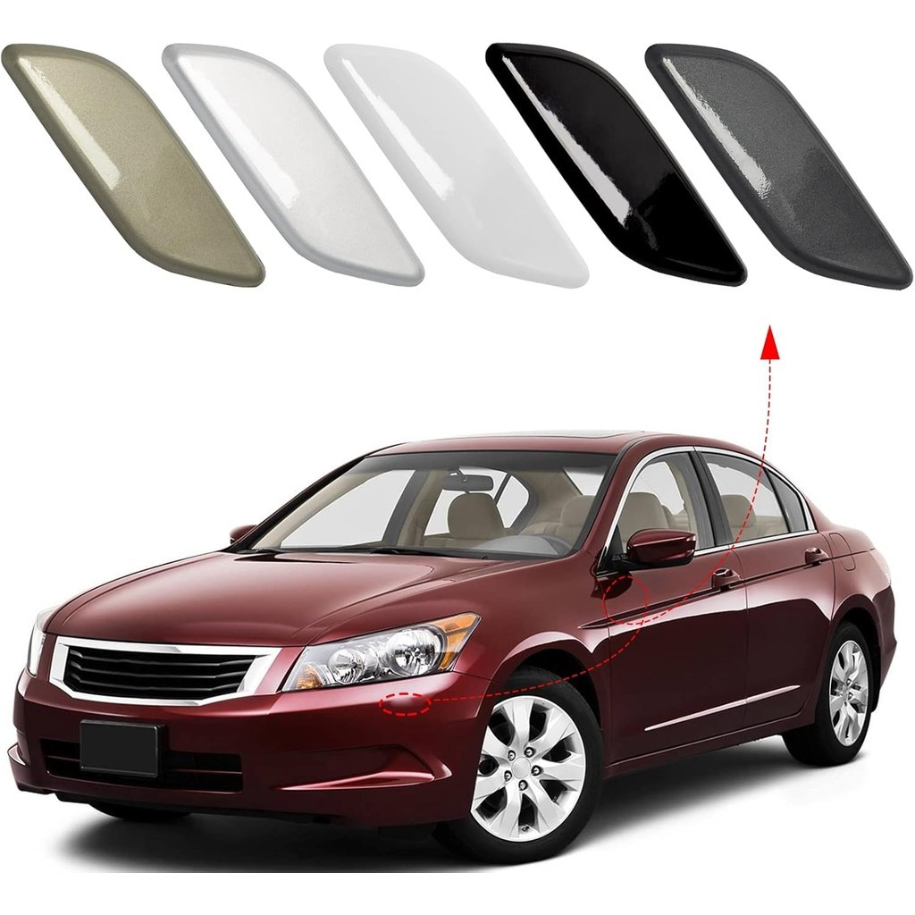 Cản Trước Đèn Pha Máy Giặt Phản Lực Xịt Vòi Phun Nắp Phù Hợp Cho Xe Honda Accord VIII 8 CP1 CP2 CP3 