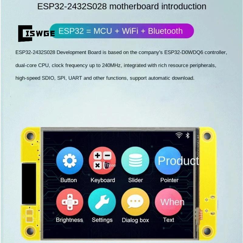 [CISWGE] Bảng phát triển ESP32 Mô-đun TFT LCD cảm ứng 2,4 Inch Độ phân giải 240x320 WIFI LVGL GUI ch