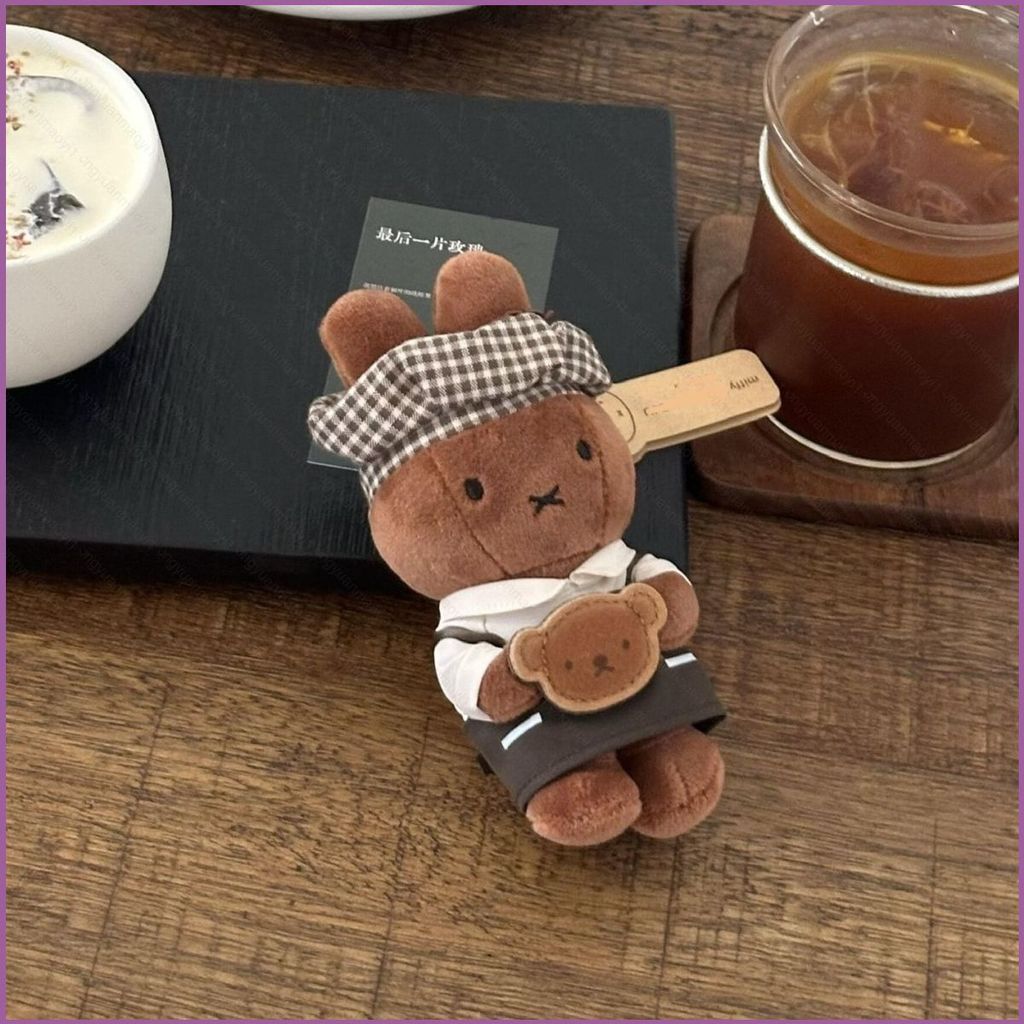 ZY1 Miffy Plushie Gyeongju Phiên bản giới hạn Bakery Chef Túi búp bê sang trọng Charm YZ1