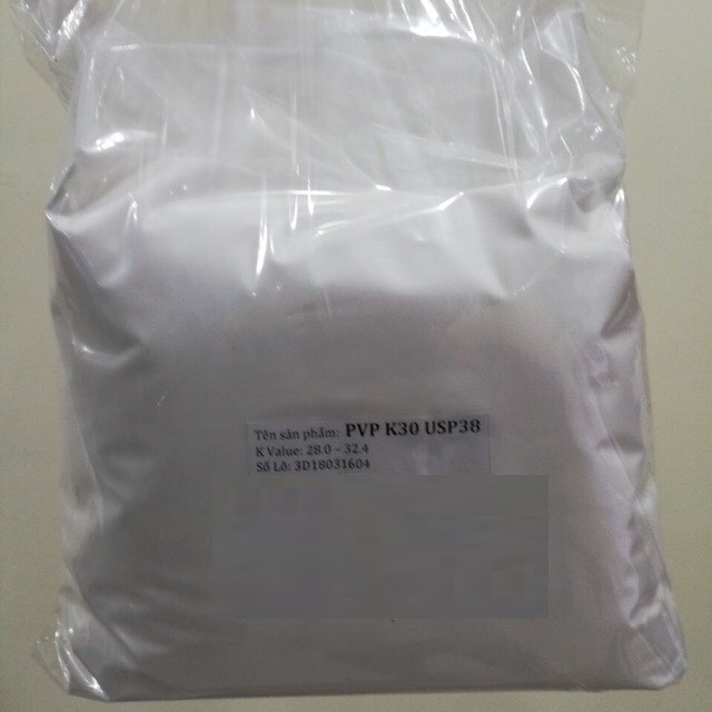 Chất POLYVINYL PYRROLIDONE K30 (PVP K30) túi 500g pvpk30 HCPTN