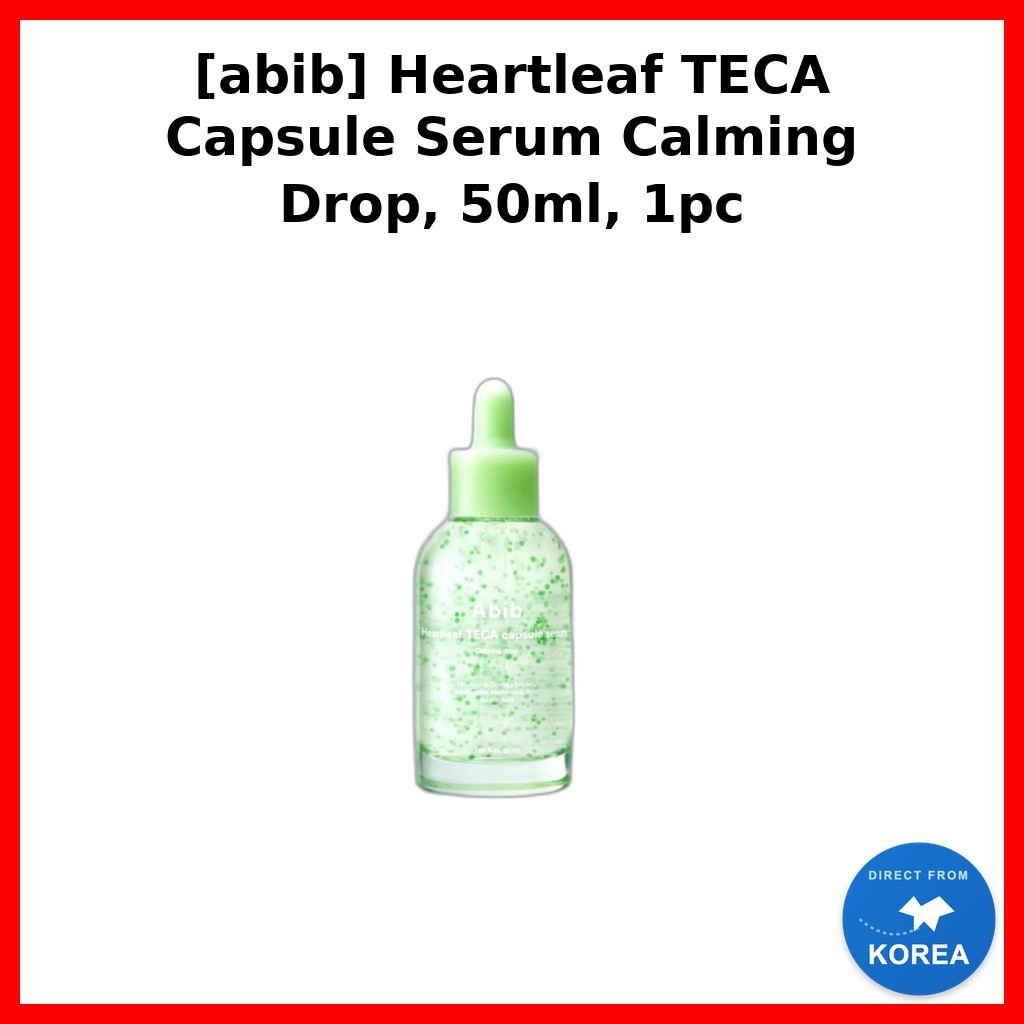 [abib] Heartleaf TECA Capsule Serum Calming Drop, 50ml, 1pc / Serum Hàn Quốc / Viên nang nhẹ / Chính