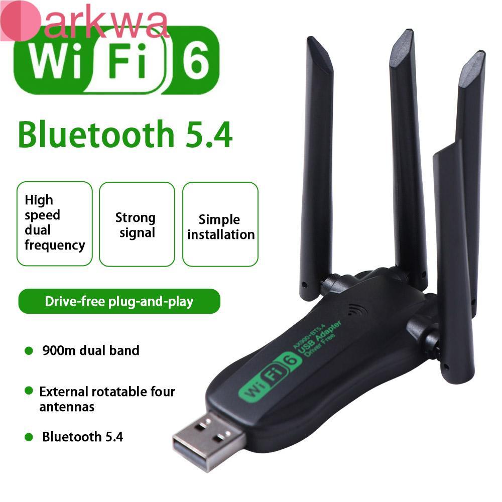 Bộ chuyển đổi USB WiFi6 băng tần kép DARKWA AX900 Kết nối ổn định Mạng không dây