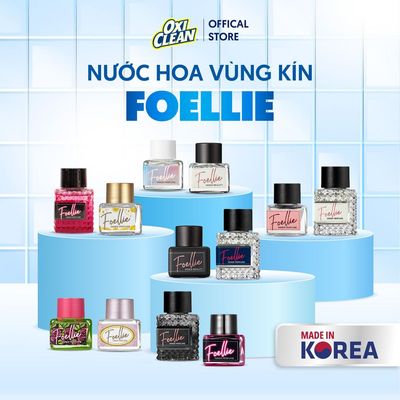 Nước hoa vùng kín cao cấp FOELLIE Inner Perfume Hàn Quốc Hương Thơm Quyến Rũ Lưu Hương Dài Lâu Đa Dạng Mùi Hương 5ml
