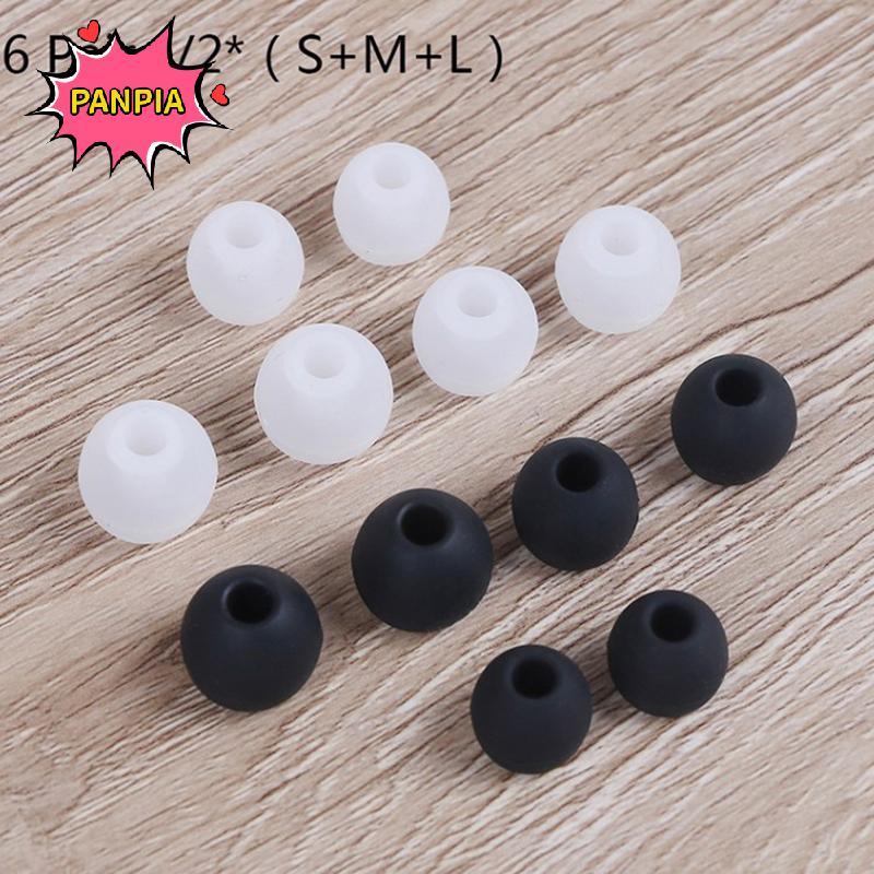 ⚡24h⚡[PNPIA] 6 Cặp / 2 * (S + M + L) Miếng đệm tai bằng cao su silicon Miếng đệm tai nghe nhét tai đa năng Tai nghe thay thế Tai nghe nhét tai Đệm tai VN