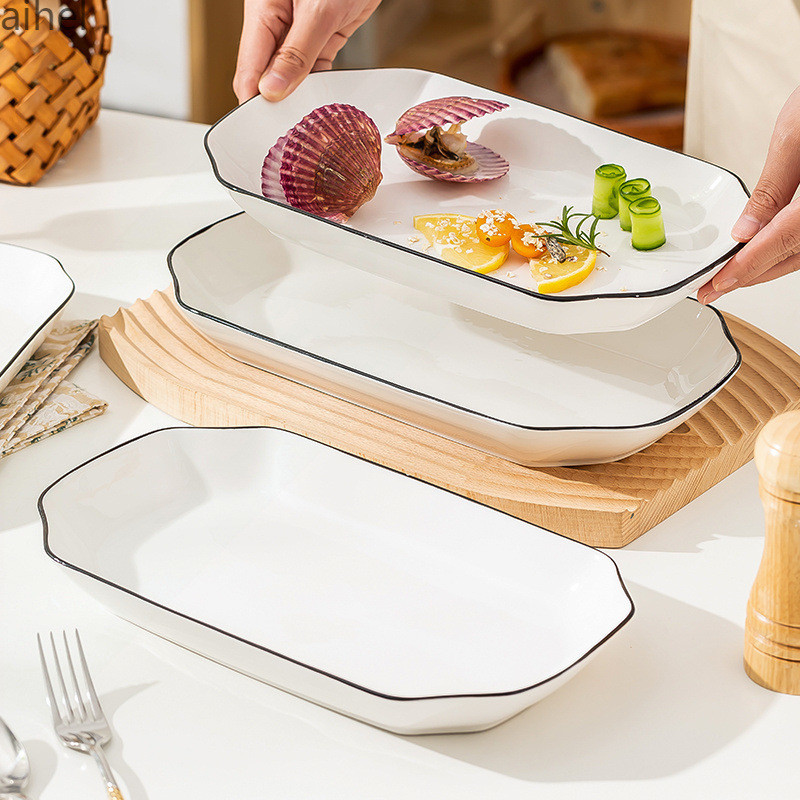 Cá Đĩa Gốm Gia Đình Đĩa Dài Giá Trị Cao Cá Hấp Đĩa Đặc Biệt Ngực Đĩa Cá Rõ Ràng Hấp Cá Đĩa20260226