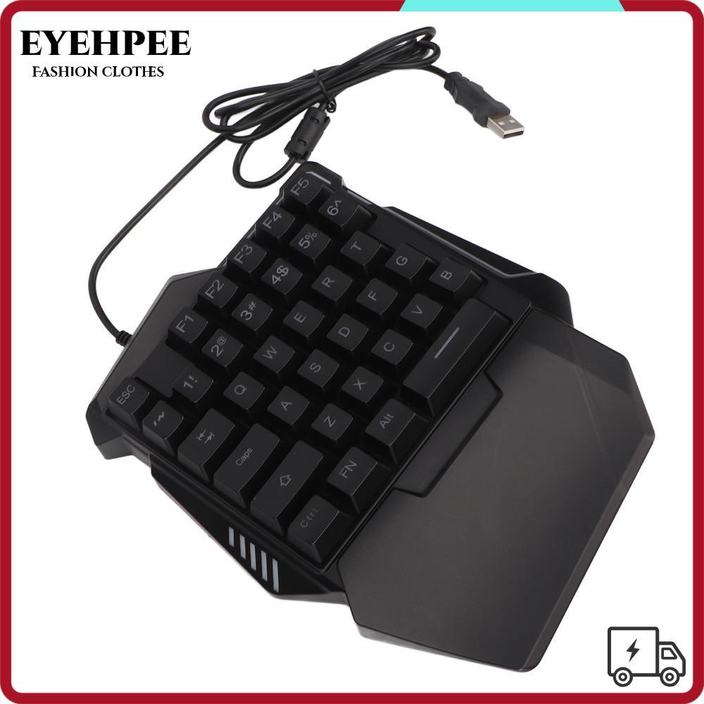Bàn phím chơi game một tay EYEHPEE, Bàn phím chơi game có đèn nền 35 phím, Bàn phím chơi game USB có