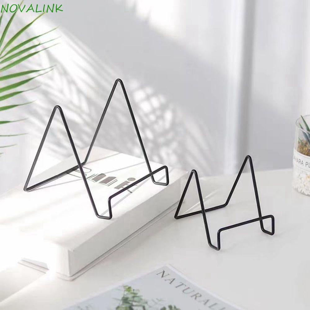 NOVALINK Iron Magazine Rack, File Picture Book Storage Rack, INS Collection Báo Hiển Thị Ảnh Đứng Để