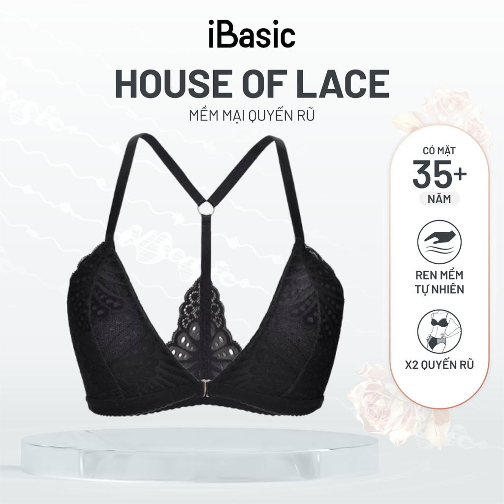 Áo bralette iBasic không gọng ren BRAY042