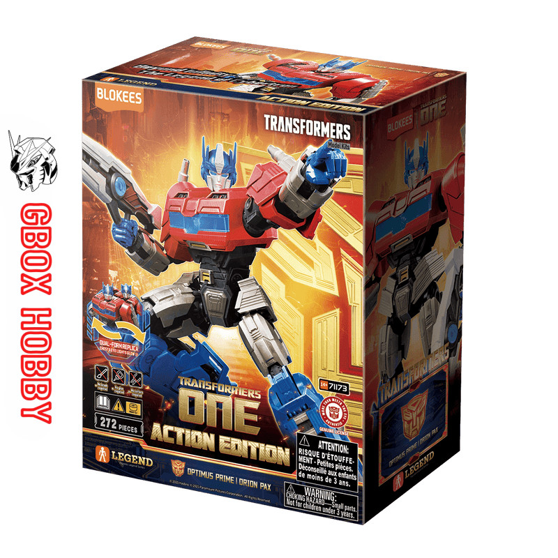 Mô hình Blokees Transformers Action Edition 04 Optimus Prime ONE OPTIMUS PRIME ORION PAX 71173 AE04 