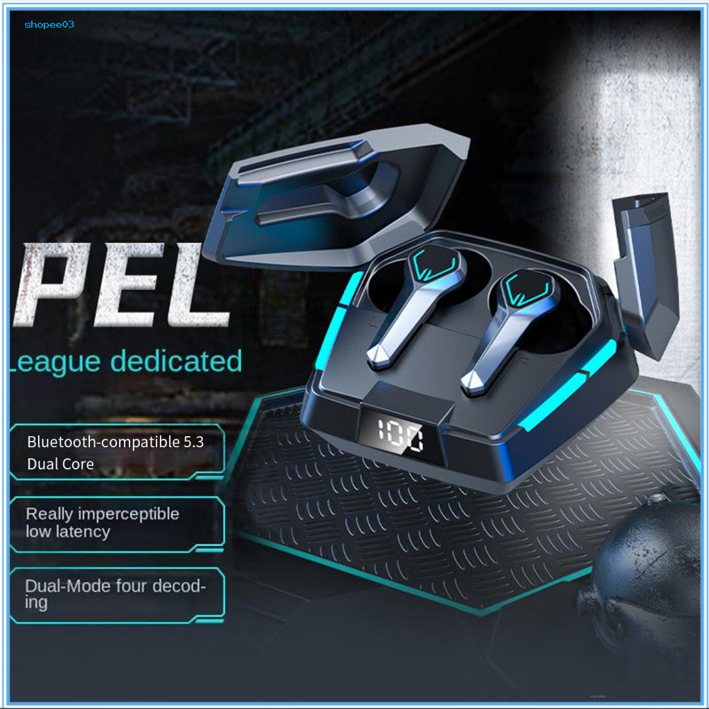 [Ky] Tai nghe không dây JX10 HiFi In-ear Tương thích Bluetooth 53 Zero Delay Tai nghe trò chơi Espor