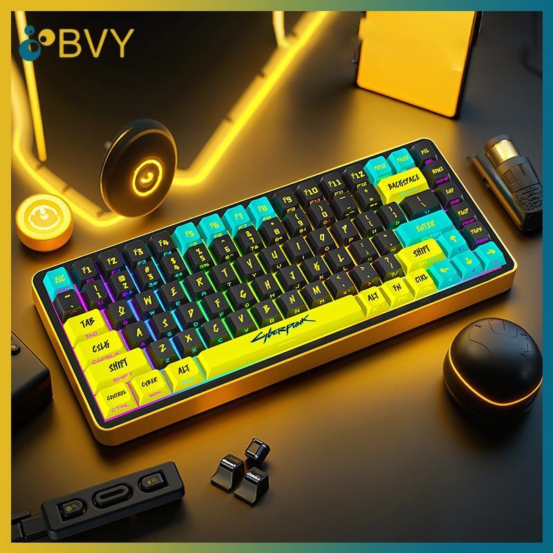BVY 1 Bộ Cyberpunk Keycap Bàn Phím Cơ Keycap Mờ Keycaps Trang Trí Bàn Phím Keycaps Phụ Kiện Bàn Phím