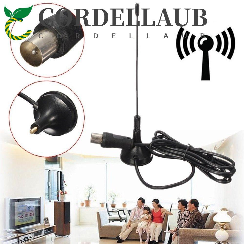 Ăng-ten TV kỹ thuật số CORDELLAUB, Ăng-ten TV DVB-T / TV 5dBi Freeview, TV HDTV Box Black Free Chann