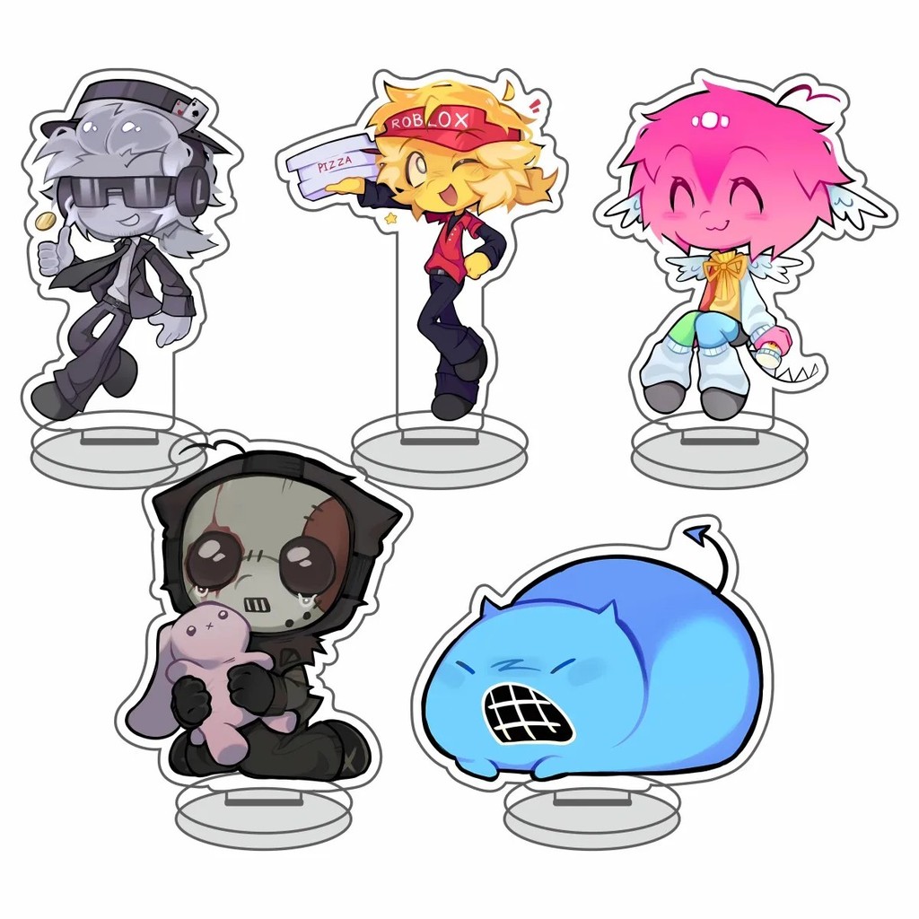Standee Roblox Mô Hình Mica Acrylic Guest 1337 Noob Shedletsky John Doe c00lkidd Elliot Trang Trí Bà