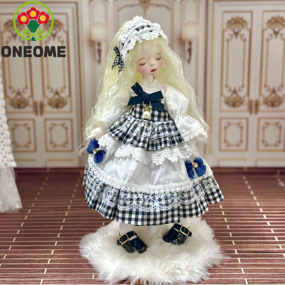 ONEOME 30Cm Búp Bê Công Chúa Suspender Dress, Tinh Tế Gothic 1 / 6 Búp Bê BJD Quần Áo, Phụ Kiện Búp 