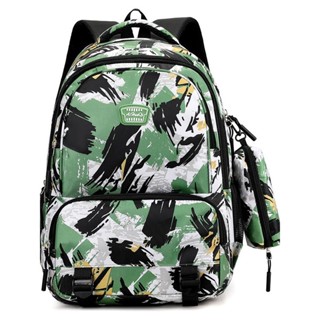 Ba Lô Nylon Nam Xuyên Biên Giới 2026 Phong Cách Mới Ngụy Trang In Học Sinh Học Ba Lô Du Lịch Bán Buôn