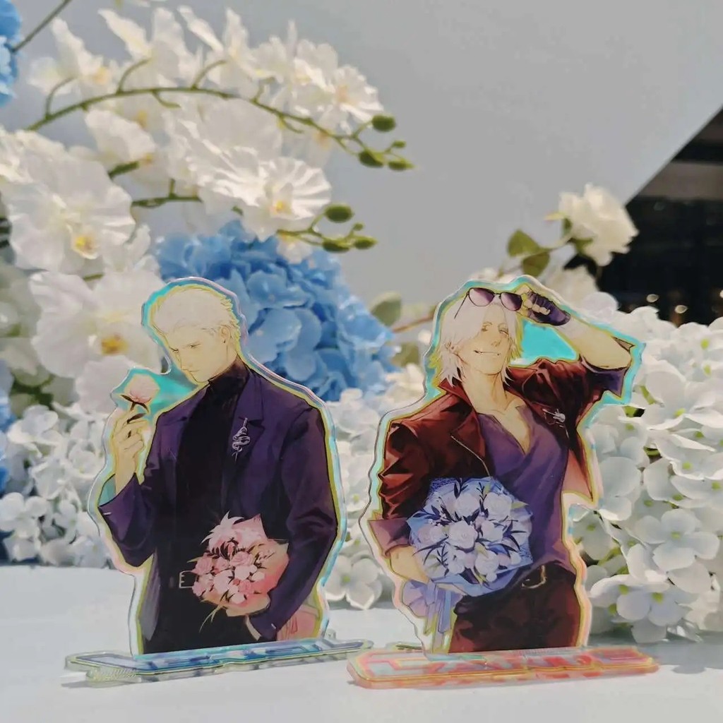 Mô hình Standee Devil May Cry Vergil Dante Mica Acrylic Stand trang trí bàn học Anime Figure DMC quà